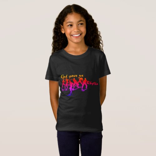 God Gave Us Rhythm Kids T_Shirt