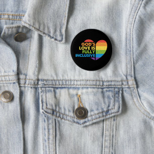 God Gay Christian Lgbt Button