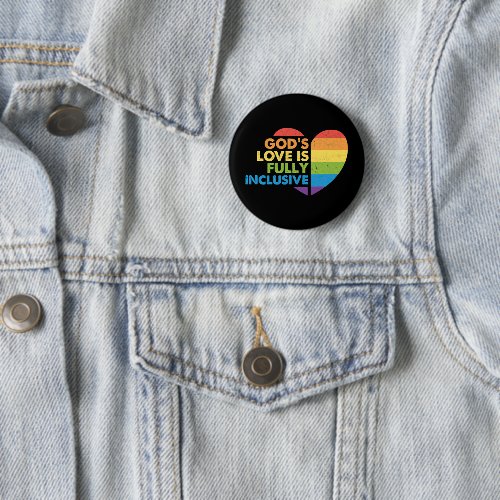 God Gay Christian Lgbt Button