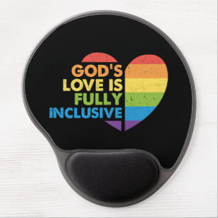God Gay Christian Lgbt Gel Mouse Pad