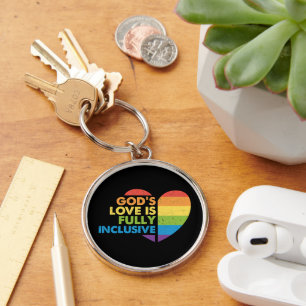 God Gay Christian Lgbt Keychain