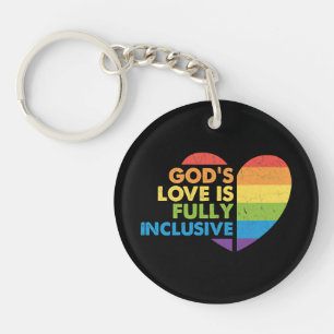 God Gay Christian Lgbt Keychain