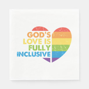 God Gay Christian Lgbt Napkins