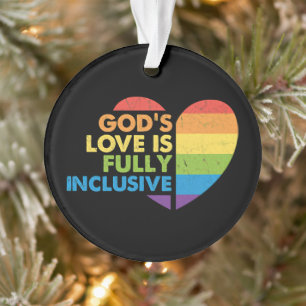 God Gay Christian Lgbt Ornament