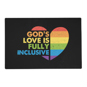 God Gay Christian Lgbt Placemat