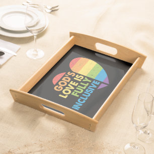 God Gay Christian Lgbt Serving Tray