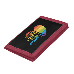 God Gay Christian Lgbt Trifold Wallet