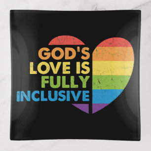 God Gay Christian Lgbt Trinket Tray