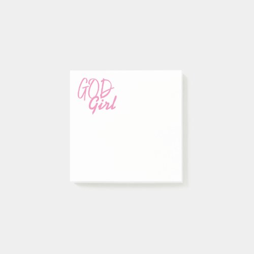 God Girl Post It Notes
