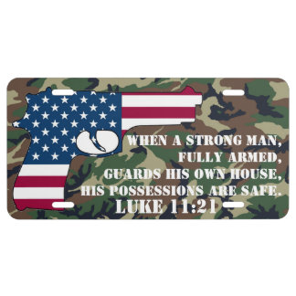 God Given Rights License Plate