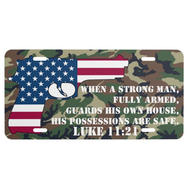 God Given Rights License Plate (Front)