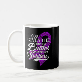 God Gives The Hardest Battles Strongest Soldiers A Coffee Mug
