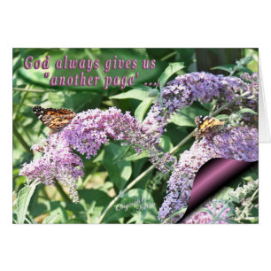 God Gives Us Another Page-add your words Cards
