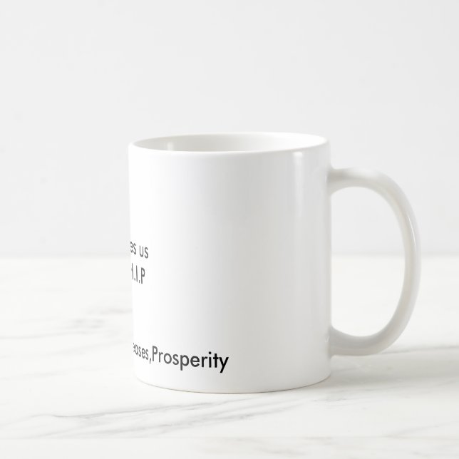God gives us the W.H.I.P, Wealth,Health,Increas... Coffee Mug (Right)