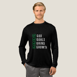 God. Goals. Grind. Growth Tri-Blend Shirt