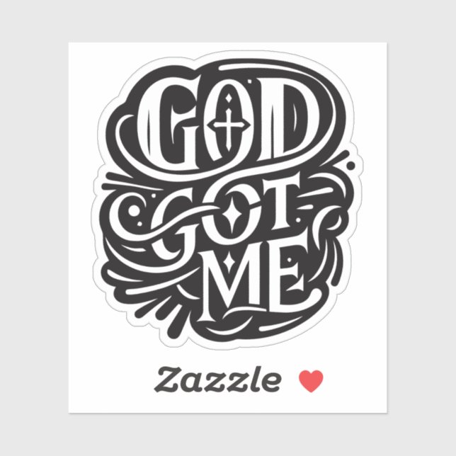 God got me sticker (Sheet)