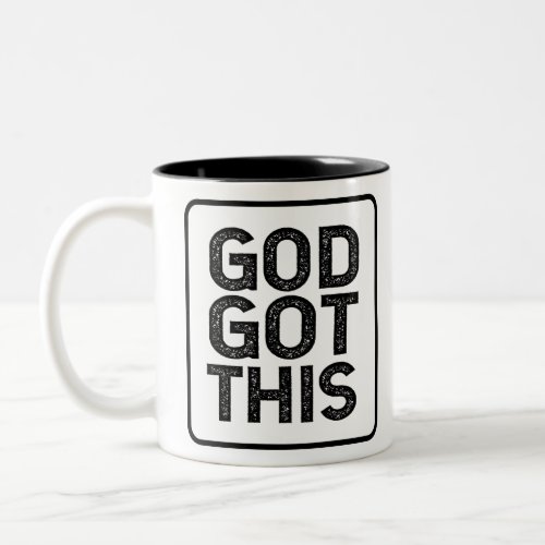 God got this Two_Tone coffee mug