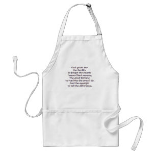God Grant Me Humor Adult Apron