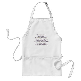 God Grant Me Humor Adult Apron