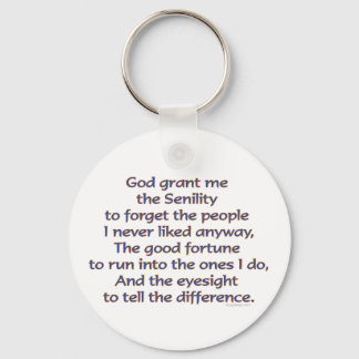 God Grant Me Humor Keychain