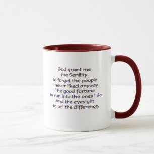 God Grant Me Humor Mug