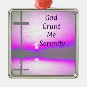 God Grant Me Serenity oranament Metal Ornament