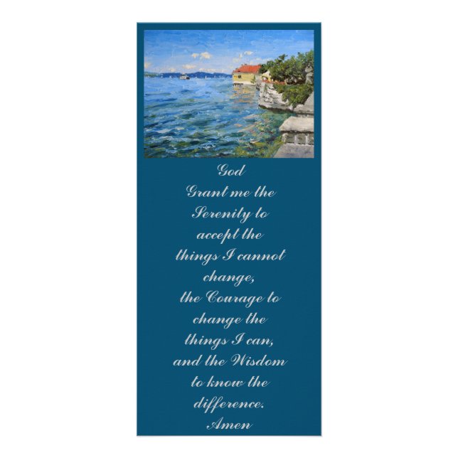 God  Grant me the  Serenity to accept the  things Rack Card (Front)