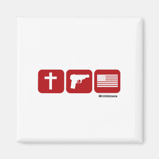 God Guns and Freedom Magnet