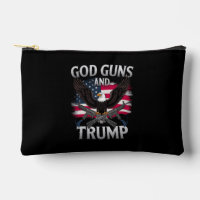 God Guns And Trump Eagle American Flag Vintage