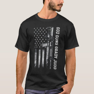 God Guns Grady Judd American Us Flag T-Shirt 