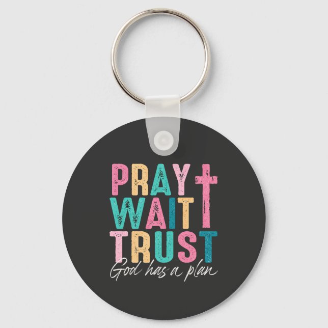 God Has A Plan Keychain (Front)