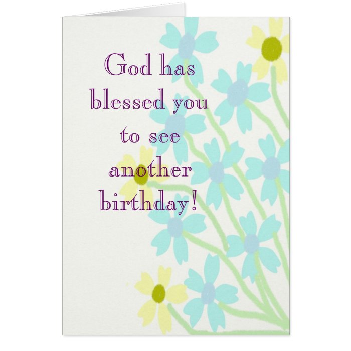 God has blessed you birthday Card
