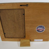 God Has You In His Arms Pets Cherry Picture Frame (Back)