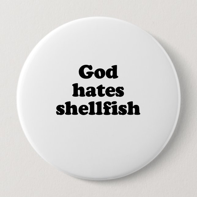 God hates shellfish .png button (Front)
