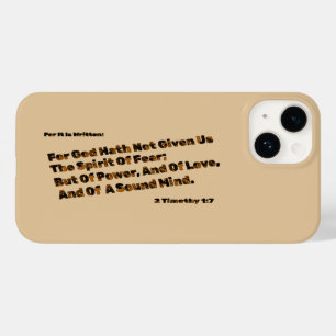 God Hath Not Given Us The Spirit Of Fear Case-Mate iPhone 14 Case