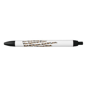 God Hath Not Given Us The Spirit Of Fear Pen