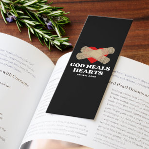 God Heals Hearts – Psalm 34:18 Bookmarks