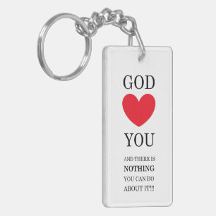God Heart You Keychain
