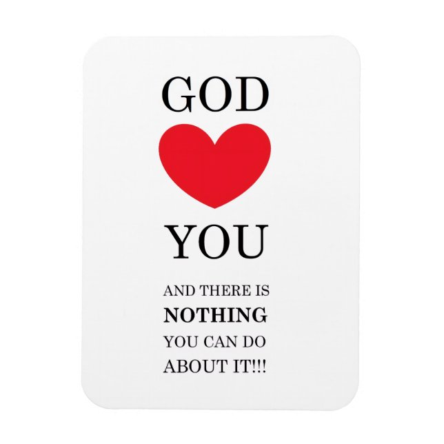 God Heart You Magnet (Vertical)