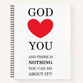 God Heart You Notebook