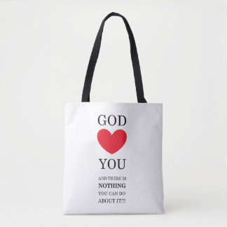 God Heart You Tote Bag