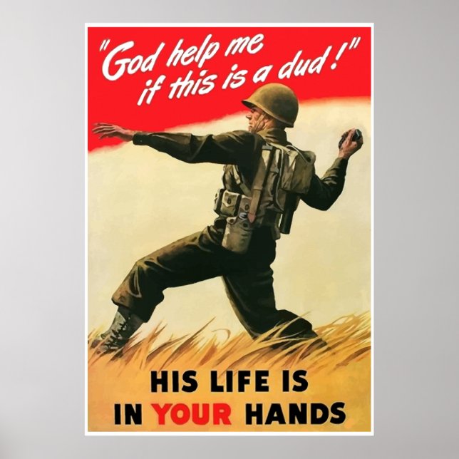 God Help Me If This Is A Dud! -- Border Poster (Front)