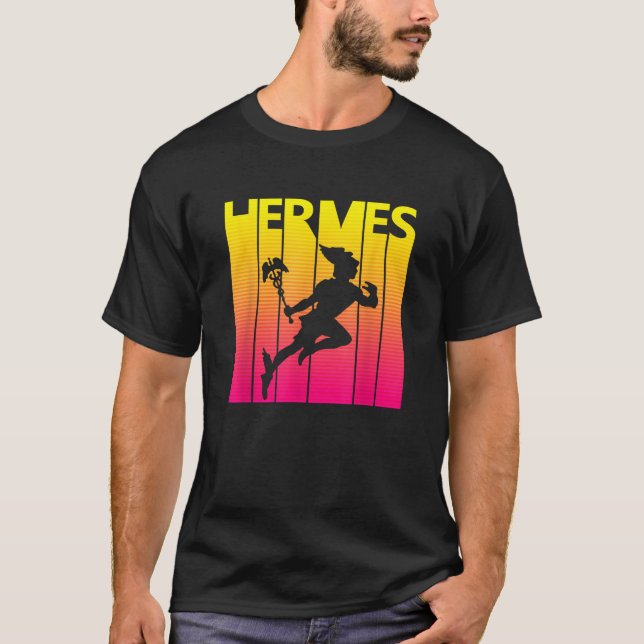 God Hermes  Ancient Greece Mythology Gift T-Shirt (Front)