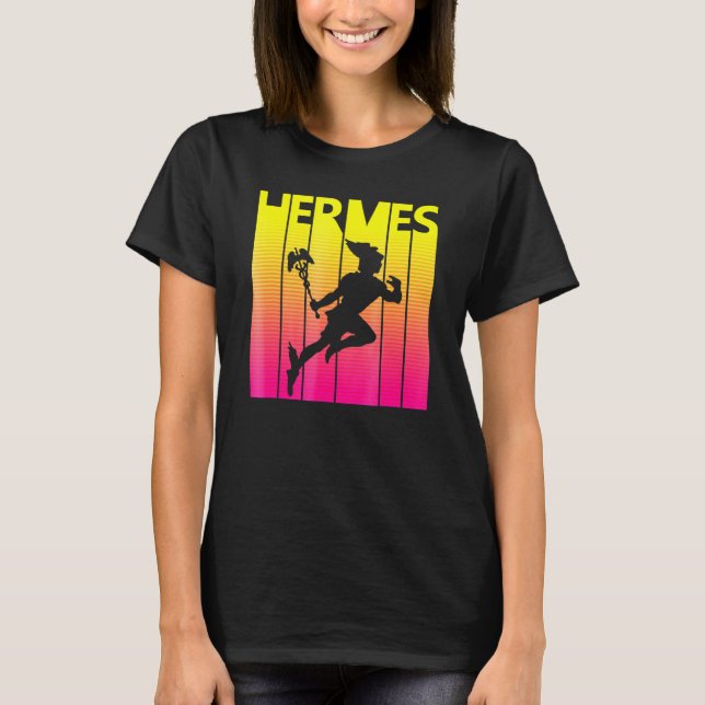 God Hermes  Ancient Greece Mythology T-Shirt (Front)