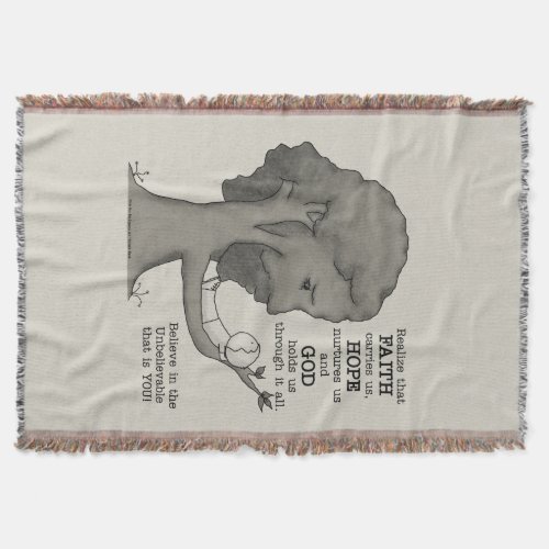 God Holds Us Throw Blanket