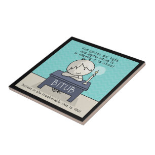 God Ignites Our Light Ceramic Tile