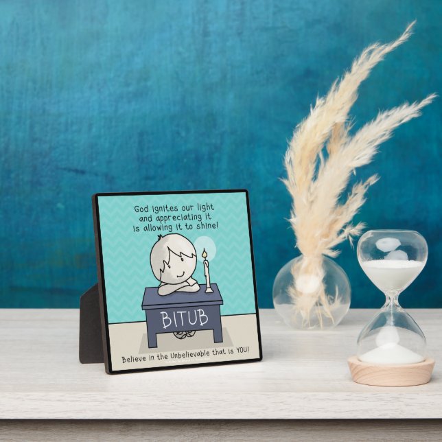 God Ignites Our Light Plaque (Insitu)