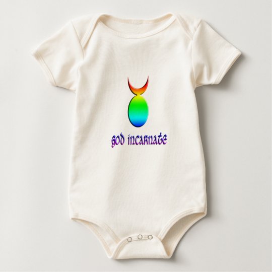 god incarnate rainbow baby bodysuit