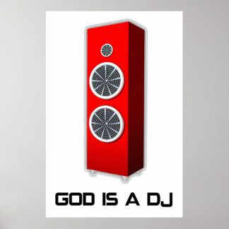 God is a DJ Poster