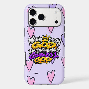 God is Alpha and Omega iPhone 17 Pro Max Case